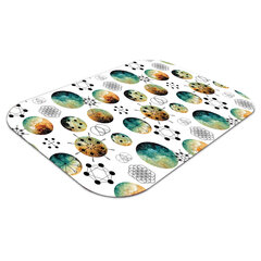 Apsauginis grindų kilimėlis Decormat Galaktikos modelis, 100x70 cm, įvairių spalvų цена и информация | Офисные кресла | pigu.lt