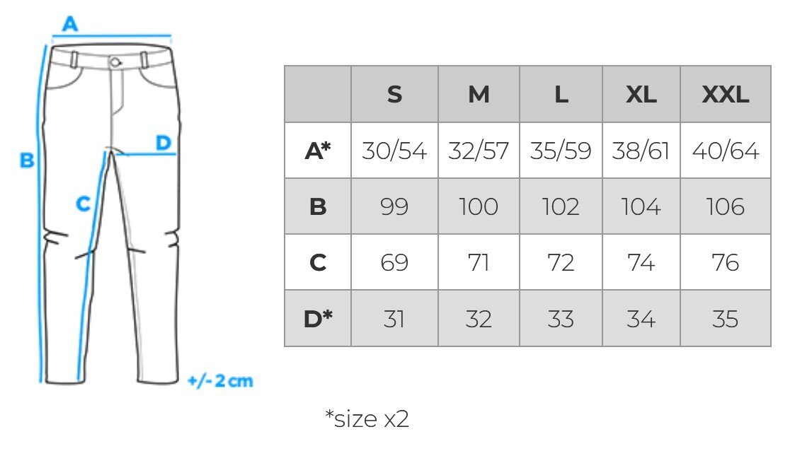 Kelnės vyrams Ombre OM-PAJO-0125, pilkos kaina ir informacija | Vyriškos kelnės | pigu.lt