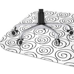 Apsauginis grindų kilimėlis Decormat Sraigių kriauklės, 100x70 cm, įvairių spalvų kaina ir informacija | Biuro kėdės | pigu.lt