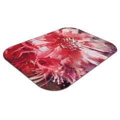 Apsauginis grindų kilimėlis Decormat Raudona gėlė, 100x70 cm, įvairių spalvų цена и информация | Офисные кресла | pigu.lt