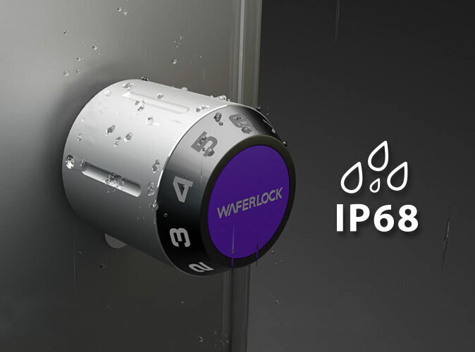 Elektroninė išmani durų spyna Waferlock C760 Bluetooth E45+40 kaina ir informacija | Spynos | pigu.lt
