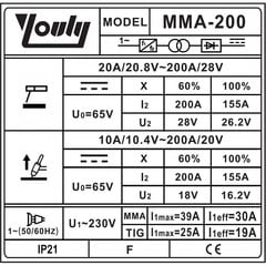 Инверторный сварочный аппарат Youli (IGBT) MMA/TIG цена и информация | Сварочные аппараты, паяльники | pigu.lt