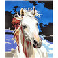 Rinkinys smėlio tapybai Baltas Žirgas, 38x46 cm (SP-306) kaina ir informacija | Piešimo, tapybos, lipdymo reikmenys | pigu.lt