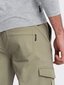 Kelnės vyrams Ombre OM-PAJO-0123, smėlio spalvos цена и информация | Vyriškos kelnės | pigu.lt