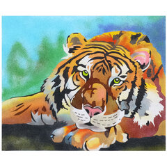 Rinkinys smėlio tapybai Tigras, 38x46 cm (SP-81) kaina ir informacija | Piešimo, tapybos, lipdymo reikmenys | pigu.lt
