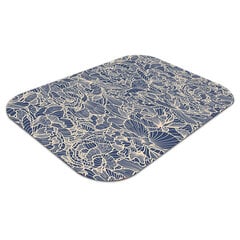 Apsauginis grindų kilimėlis Decormat Mėlyna gėlė, 100x70 cm, įvairių spalvų kaina ir informacija | Biuro kėdės | pigu.lt