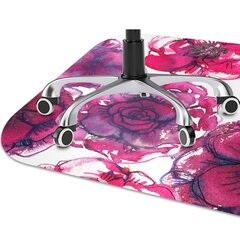 Apsauginis grindų kilimėlis Decormat Raudonos rožės, 100x70 cm, įvairių spalvų цена и информация | Офисные кресла | pigu.lt