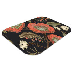 Apsauginis grindų kilimėlis Decormat Retro gėlės, 100x70 cm, įvairių spalvų kaina ir informacija | Biuro kėdės | pigu.lt