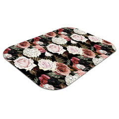 Apsauginis grindų kilimėlis Decormat Baroko gėlės, 100x70 cm, įvairių spalvų цена и информация | Офисные кресла | pigu.lt