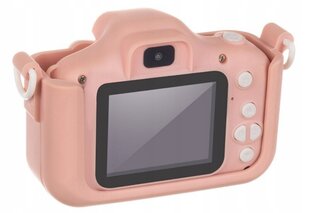 Детский фотоаппарат с картой 16 Гб, розовый цена и информация | Развивающие игрушки | pigu.lt