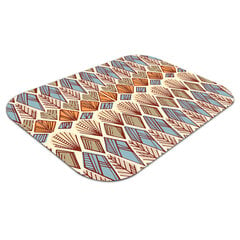 Apsauginis grindų kilimėlis Decormat Etninis rudas modelis, 100x70 cm, įvairių spalvų kaina ir informacija | Biuro kėdės | pigu.lt