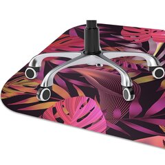 Apsauginis grindų kilimėlis Decormat Purpurinės džiunglės, 100x70 cm, įvairių spalvų kaina ir informacija | Biuro kėdės | pigu.lt