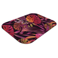 Apsauginis grindų kilimėlis Decormat Purpurinės džiunglės, 100x70 cm, įvairių spalvų цена и информация | Офисные кресла | pigu.lt