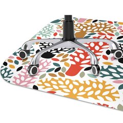 Apsauginis grindų kilimėlis Decormat Doodle medis, 100x70 cm, įvairių spalvų kaina ir informacija | Biuro kėdės | pigu.lt