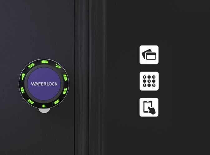 Elektroninė išmani durų spyna Waferlock C760 Bluetooth E30+45 kaina ir informacija | Spynos | pigu.lt