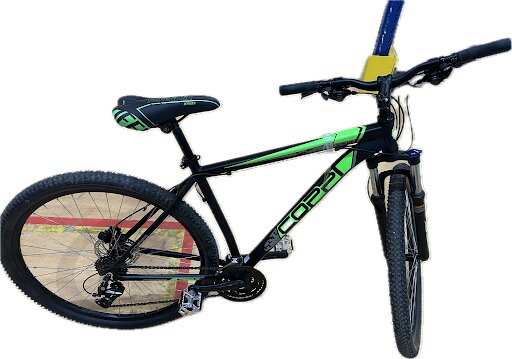 Prekė su pažeidimu. BICYCLE 29" MTB BLACK/GREEN/8001446121207 COPPI, Rėmas 20 kaina ir informacija | Prekės su pažeidimu | pigu.lt