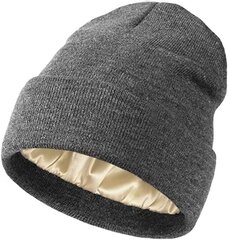 TOEECY женская вязаная шапка с атласной подкладкой цена и информация | Женские шапки | pigu.lt