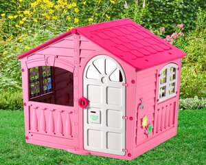 Vaikų žaidimų namelis Fluxar home 5019, rožinis kaina ir informacija | Vaikų žaidimų nameliai | pigu.lt