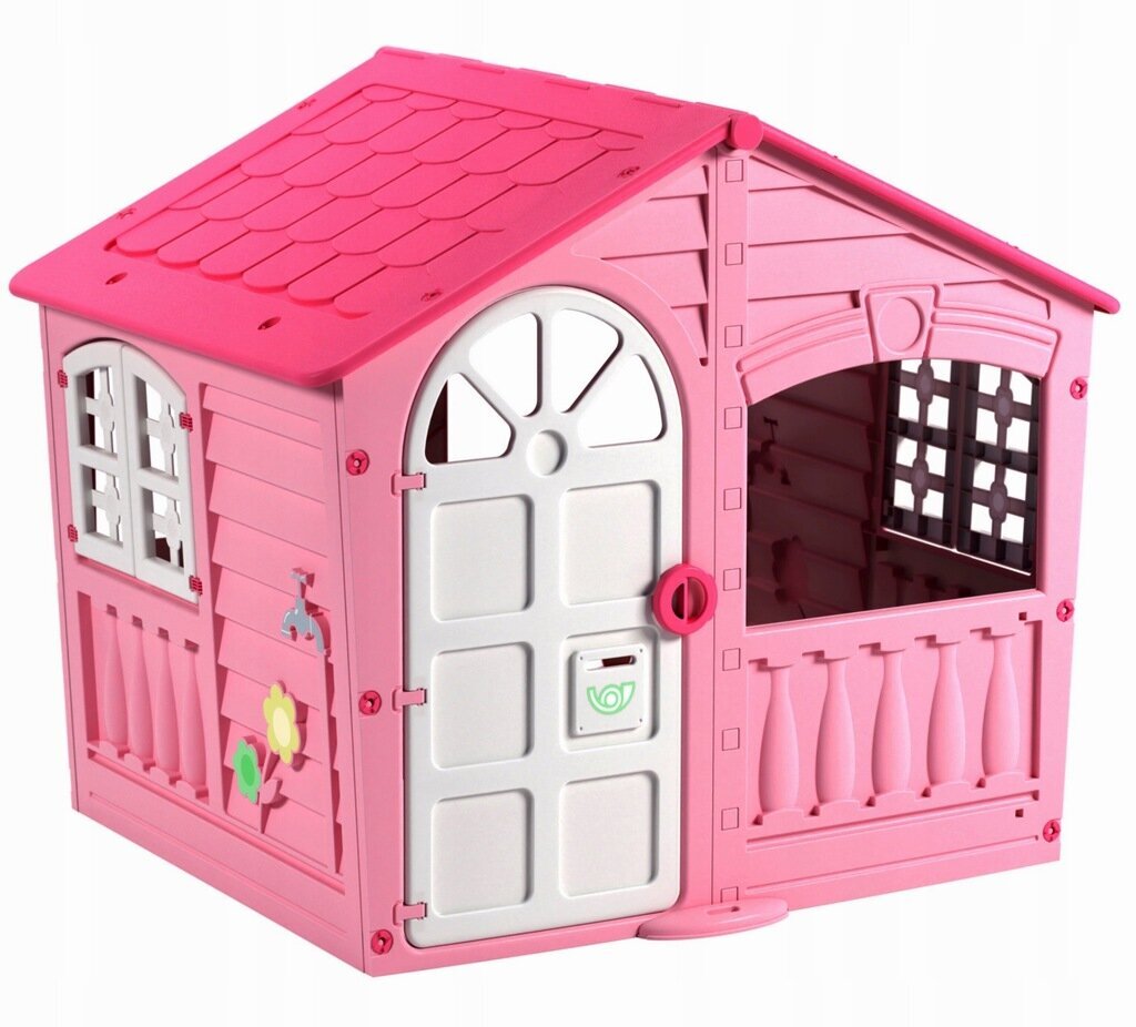 Vaikų žaidimų namelis Fluxar home 5019, rožinis цена и информация | Vaikų žaidimų nameliai | pigu.lt