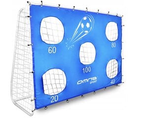 Futbolo vartai Omna, 213x150x90 cm kaina ir informacija | Futbolo vartai ir tinklai | pigu.lt