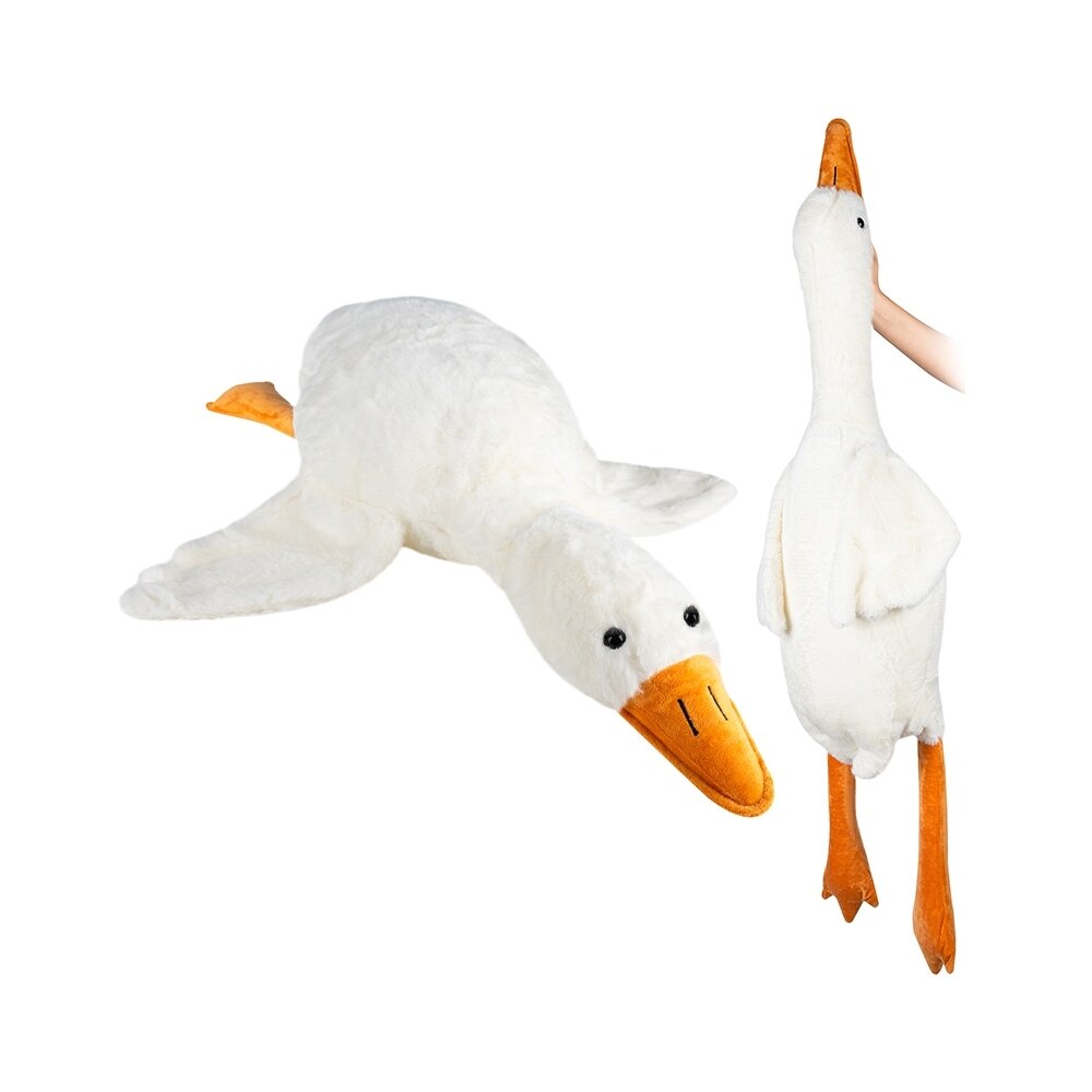 Pliušinė antis DuckDuck, 130 cm kaina ir informacija | Minkšti (pliušiniai) žaislai | pigu.lt
