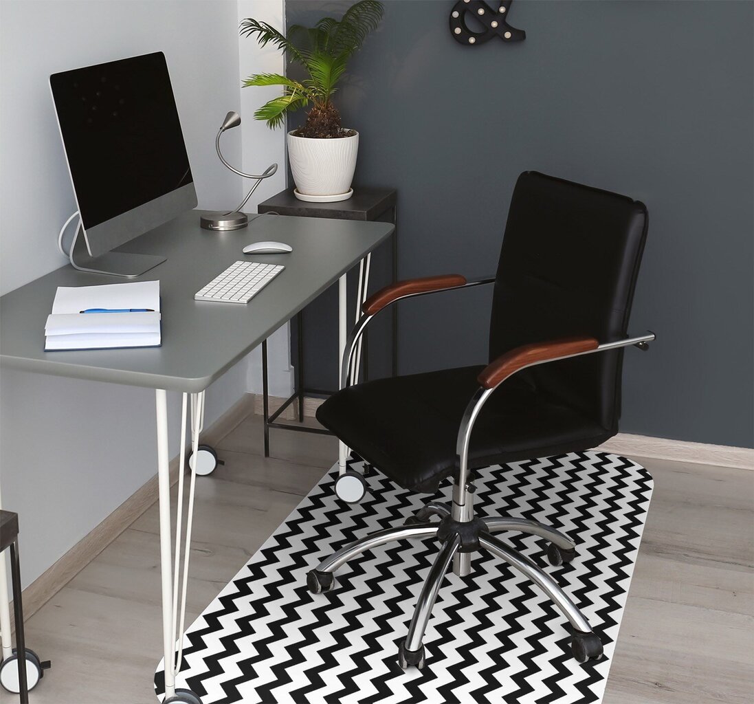 Apsauginis grindų kilimėlis Decormat Juodasis takas, 120x90 cm, įvairių spalvų kaina ir informacija | Biuro kėdės | pigu.lt