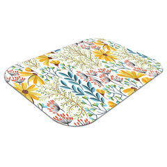 Apsauginis grindų kilimėlis Decormat Gėlių vaizdas, 120x90 cm, įvairių spalvų kaina ir informacija | Biuro kėdės | pigu.lt
