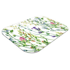 Apsauginis grindų kilimėlis Decormat Lauko gėlės, 120x90 cm, įvairių spalvų цена и информация | Офисные кресла | pigu.lt
