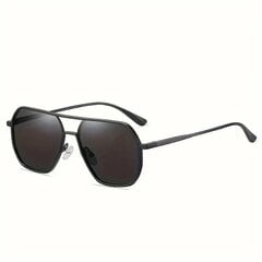 Мужские поляризованные солнечные очки с металлической оправой. цена и информация | Легкие и мощные прозрачные защитные очки для велосипедов | pigu.lt