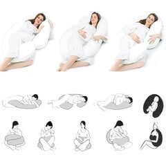 Nėščiosios miego ir žindymo pagalvė 5in1 EkmTrade, 130 cm. kaina ir informacija | Maitinimo pagalvės | pigu.lt