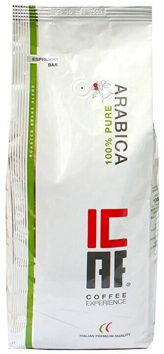 Icaf kavos pupelės Pure Arabica, 1kg цена и информация | Kava, kakava | pigu.lt