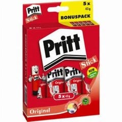 Клей-карандаш Pritt Original, 5x43 г цена и информация | Kanceliarinės prekės | pigu.lt