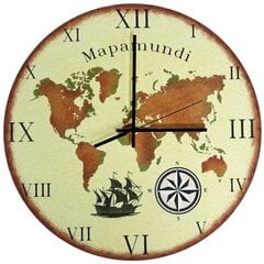 Rinkinys smėlio tapybai Laikrodis - World Map, 38cm (SP-256) kaina ir informacija | Piešimo, tapybos, lipdymo reikmenys | pigu.lt