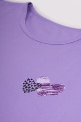 Naktiniai marškiniai mergaitėms YoClub PJDN-023, violetiniai kaina ir informacija | Pižamos, chalatai mergaitėms | pigu.lt