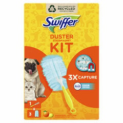 Комплект для очистки от пыли Swiffer Duster Staubmagnet Kit, 3 картриджа цена и информация | Инвентарь для уборки и принадлежности | pigu.lt