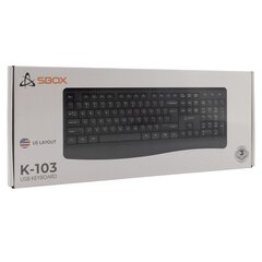 Sbox K-103 US kaina ir informacija | Klaviatūros | pigu.lt