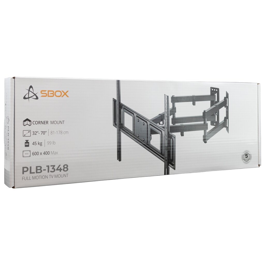 Sbox PLB-1348-2 37-63" kaina ir informacija | Televizorių laikikliai, tvirtinimai | pigu.lt