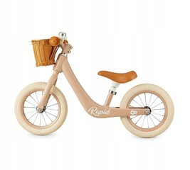 Балансировочный велосипед Kinderkraft Rapid 12 дюймов, коричневый цена и информация | Балансировочные велосипеды | pigu.lt
