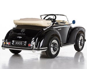 Dvivietis vaikiškas elektromobilis Super Toys Mercedes 300s ls618, juodas kaina ir informacija | Elektromobiliai vaikams | pigu.lt