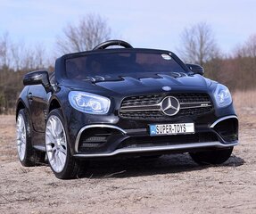 Dvivietis vaikiškas elektromobilis Super Toys Mercedes SL65 AMG XMX602, juodas цена и информация | Электромобили для детей | pigu.lt