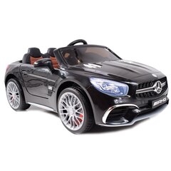 Dvivietis vaikiškas elektromobilis Super Toys Mercedes SL65 AMG XMX602, juodas kaina ir informacija | Elektromobiliai vaikams | pigu.lt