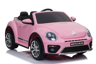 Dvivietis vaikiškas elektromobilis Super Toys VW Beetle S303, rožinis kaina ir informacija | Elektromobiliai vaikams | pigu.lt