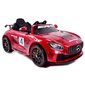 Vienvietis vaikiškas elektromobilis Super Toys Mercedes AMG GT 4 Sport Edition SX-1918, raudonas kaina ir informacija | Elektromobiliai vaikams | pigu.lt