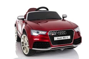 Vienvietis vaikiškas elektromobilis su stogeliu Super Toys Audi RS5, raudonas kaina ir informacija | Elektromobiliai vaikams | pigu.lt