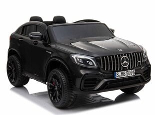 Dvivietis vaikiškas elektromobilis Super Toys Mercedes GLC 63s XMX608, juodas kaina ir informacija | Elektromobiliai vaikams | pigu.lt