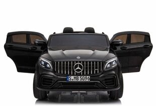 Dvivietis vaikiškas elektromobilis Super Toys Mercedes GLC 63s XMX608, juodas kaina ir informacija | Elektromobiliai vaikams | pigu.lt