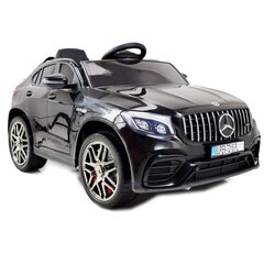 Vienvietis vaikiškas elektromobilis Super Toys Mercedes GLC 63S AMG QLS5688, juodas цена и информация | Электромобили для детей | pigu.lt