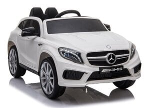 Dvivietis vaikiškas elektromobilis Super Toys Mercedes AMG GLA 45 HZB-188-1, baltas kaina ir informacija | Elektromobiliai vaikams | pigu.lt