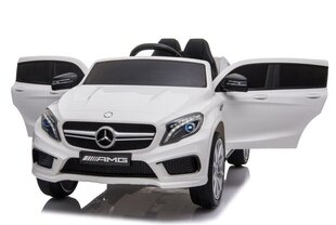 Dvivietis vaikiškas elektromobilis Super Toys Mercedes AMG GLA 45 HZB-188-1, baltas цена и информация | Электромобили для детей | pigu.lt