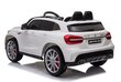 Dvivietis vaikiškas elektromobilis Super Toys Mercedes AMG GLA 45 HZB-188-1, baltas kaina ir informacija | Elektromobiliai vaikams | pigu.lt